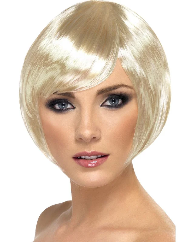 Medium length wig with vivid curls-20s Daisy Blonde Short Bob Wig