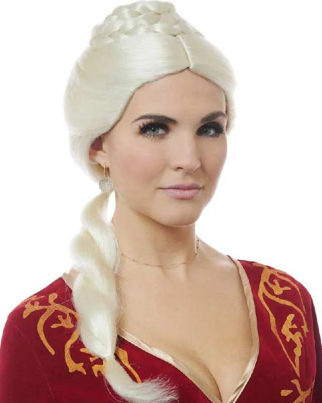 Wig for vivid shine-Ancient Princess Platinum Blonde Wig