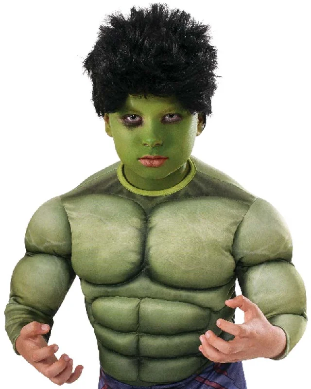 Wig for radiant vibe-Avengers Age of Ultron Hulk Kids Black Wig