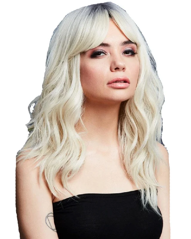 Wig for radiant texture-Deluxe Fever Blonde Ashley Wig