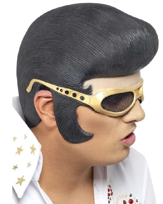 Wig for radiant flair-Elvis Headpiece