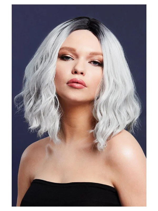 Wig for vivid vibe-Fever Cara Wig - Two Toned Blend - Ice Silver