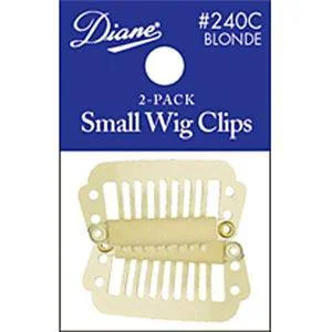 DIANE WIG CLIPS-SMALL BLONDE 2-PACK