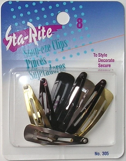 Sta Rite Assorted 2 Inch Snap-eze Clips 8 Pack