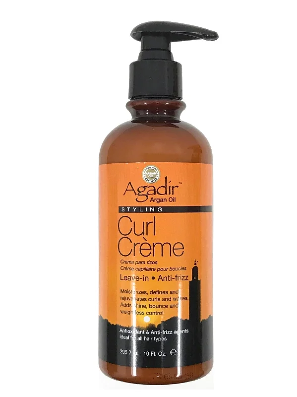 Hair care routine for scalp pressure-Agadir Argan Oil Styling Curl Creme 10 Oz