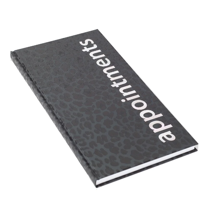 Loc shaping butter-Agenda Appointment Book 3 Assistant - Leopard Print Black