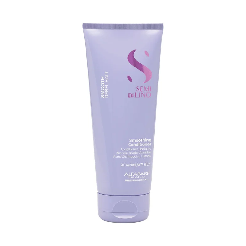 Hair care for scalp microbiome-Alfaparf Milano Semi Di Lino Smooth Smoothing Conditioner 200ml