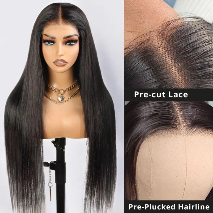 real person hair ring year-round band-Amanda Hair Wear Go Glueless Lace Wigs Human Hair Pre Plucked With Baby Hair Invisible Beginner Friendly Wig Collection