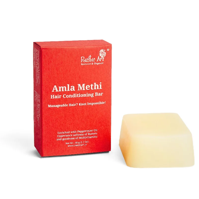 Hair care for travel-related dryness-Amla Methi Hair Conditioning Bar