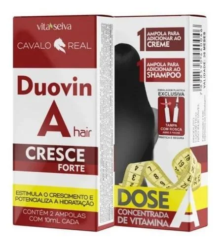 Ampola Duovin a Hair Horse Real Growing Strong 20ml - Vita Seiva