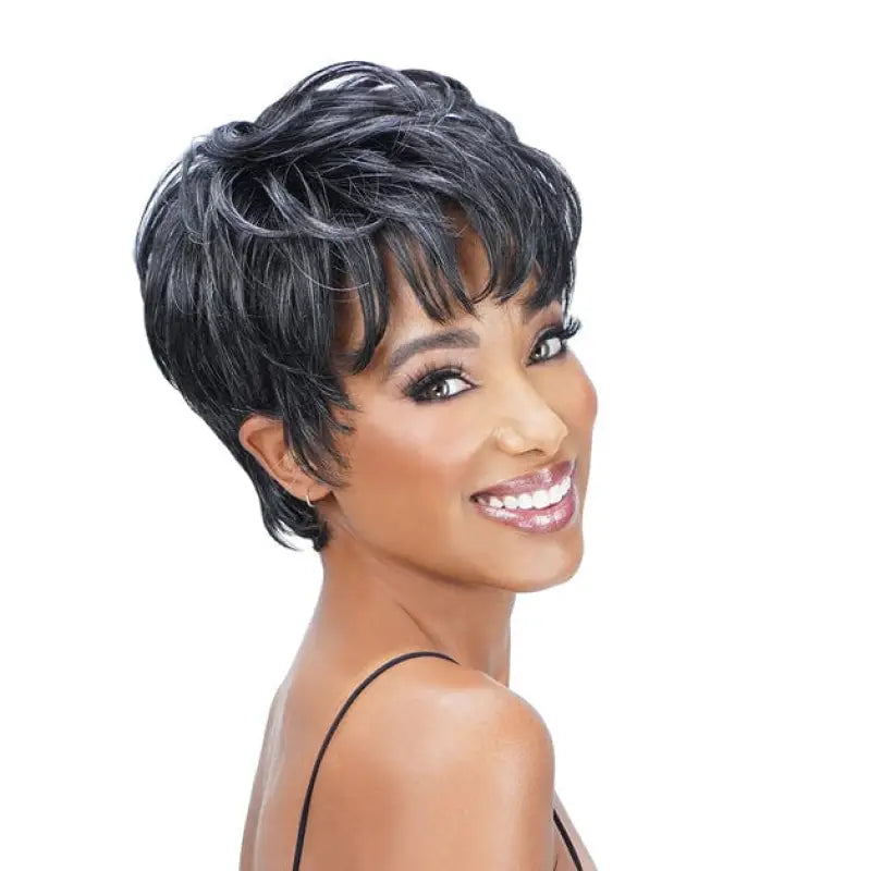 Synthetic wigs for isle nights-ATHENA 203 | SYNTHETIC FULL CAP WIG SHORT PIXIE