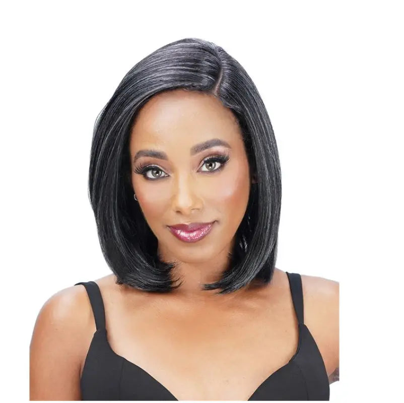 Synthetic wigs with soft hues-ATHENA 304 | SYNTHETIC LACE PART WIG BOB