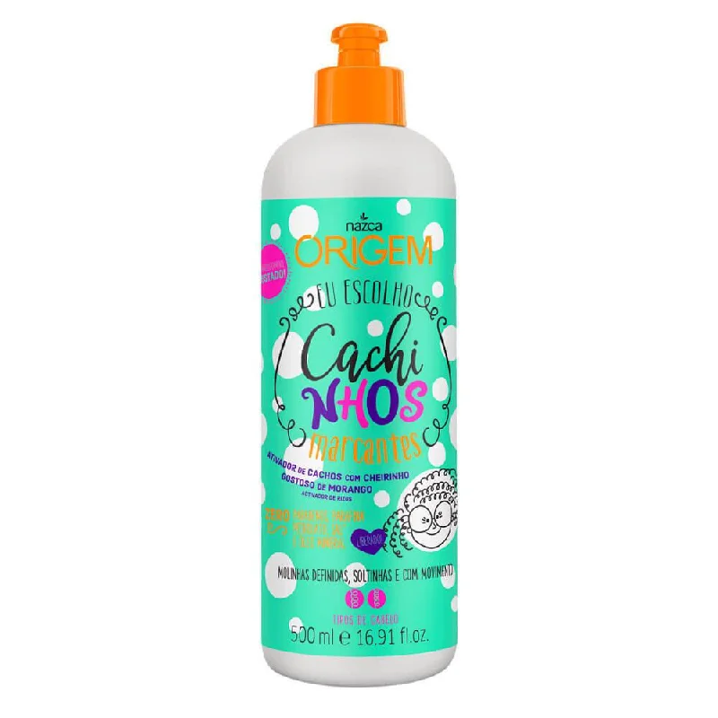 Relaxing lotion-Origem Curly Kids Treatment Marcantes Curls Activator Finisher 500ml - Nazca