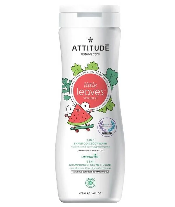 Attitude Little Leaves Watermelon and Coconut 2 in 1 Shampoo