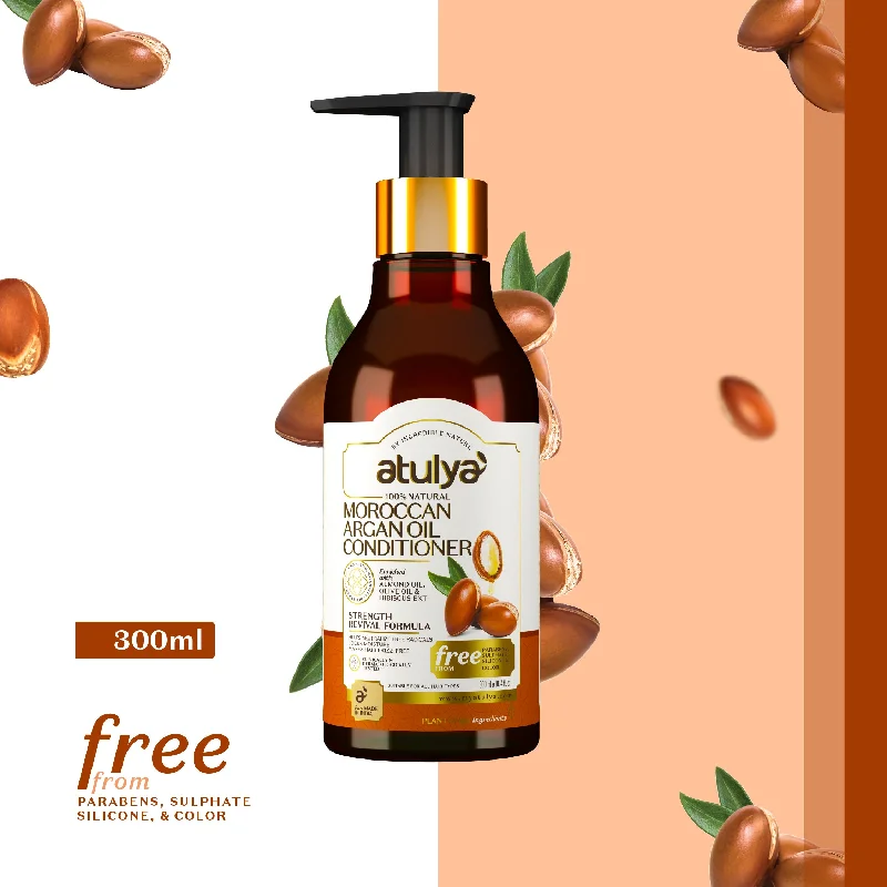 Hair care for scalp microbiome-atulya Moroccan Argan Oil Hair Conditioner - 300ml (Buy 5 Products & Get Rs.500 Off)