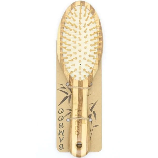 Cooling balm-Bamboo hair brush (large)