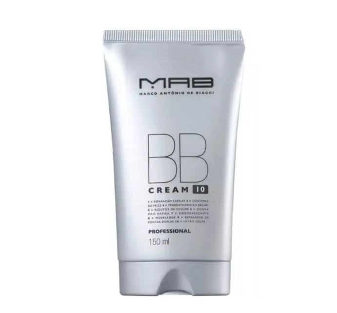 Natural shampoo-BB Cream 10 Benefits Shine Protection Softness Treatmet Finisher 150ml - MAB