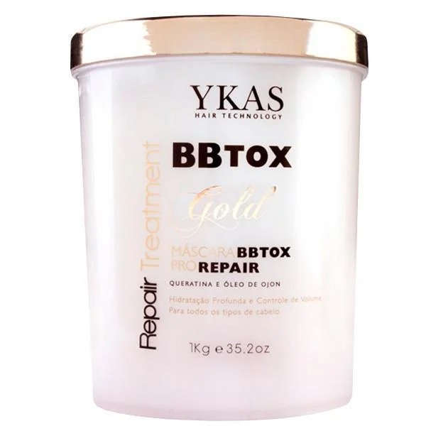 Hair care routine for scalp pressure-BBtox Gold Pro Repair Treatment Mask 1kg - Ykas