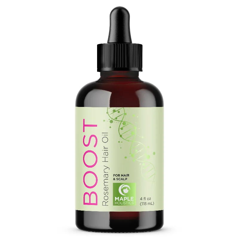 Best hair care for scalp welts-BOOST Rosemary Hair Oil