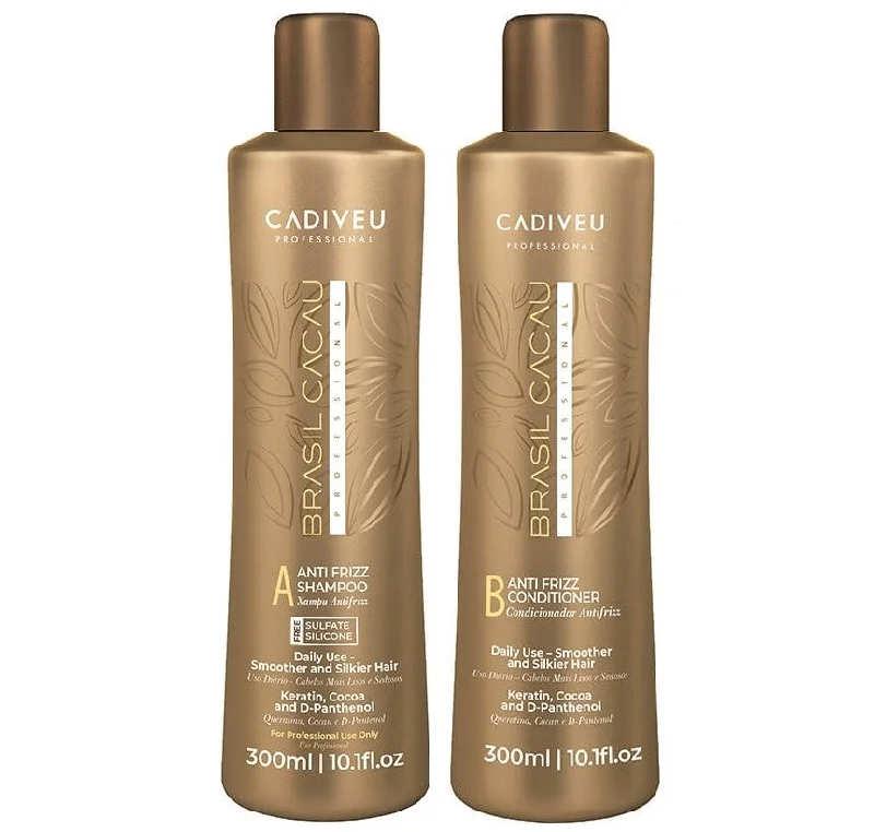 Brasil Cacau Anti Frizz Sulphate Free Shampoo & Conditioner - 300ml