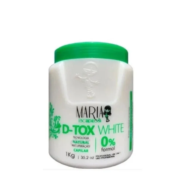 How to care for hair after sauna-Deep Hair Mask White Formaldehyde Free Maria Escandalosa 1kg - Maria Escandalosa