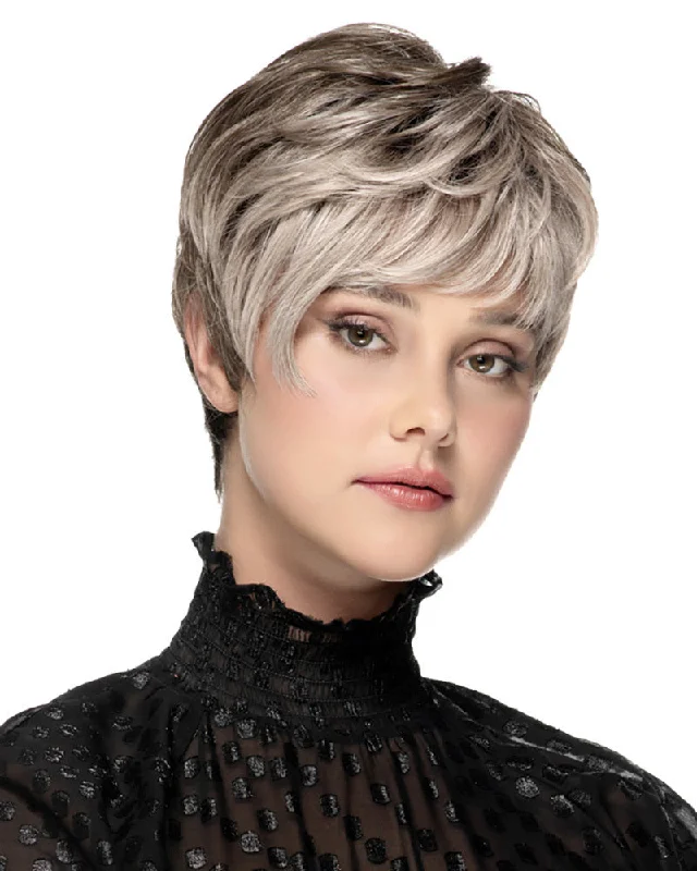 Synthetic wigs with mild curls-Chopped Pixie | Lace Front & Monofilament Top Synthetic Wig by TressAllure