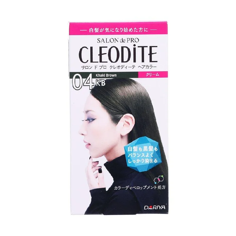 CLEODITE Hair Color Cream 04 Khaki Brown