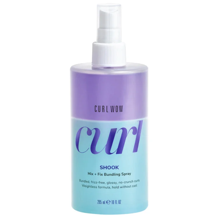 How to maintain velvety hair-Color Wow Curl Wow Shook Mix And Fix Bundling Spray 10 oz