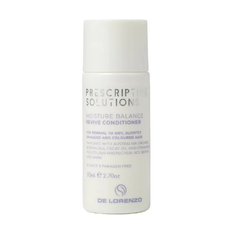 How to care for oily zigzag curls-De Lorenzo Prescriptive Solutions Moisture Balance Revive Conditioner 80ml