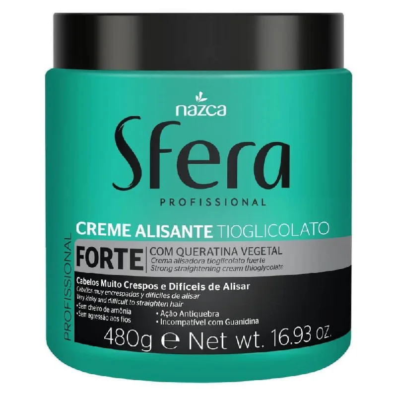 Sfera Frizzy Hair Thioglycolate Keratin Strong Straightening Cream 480g - Nazca