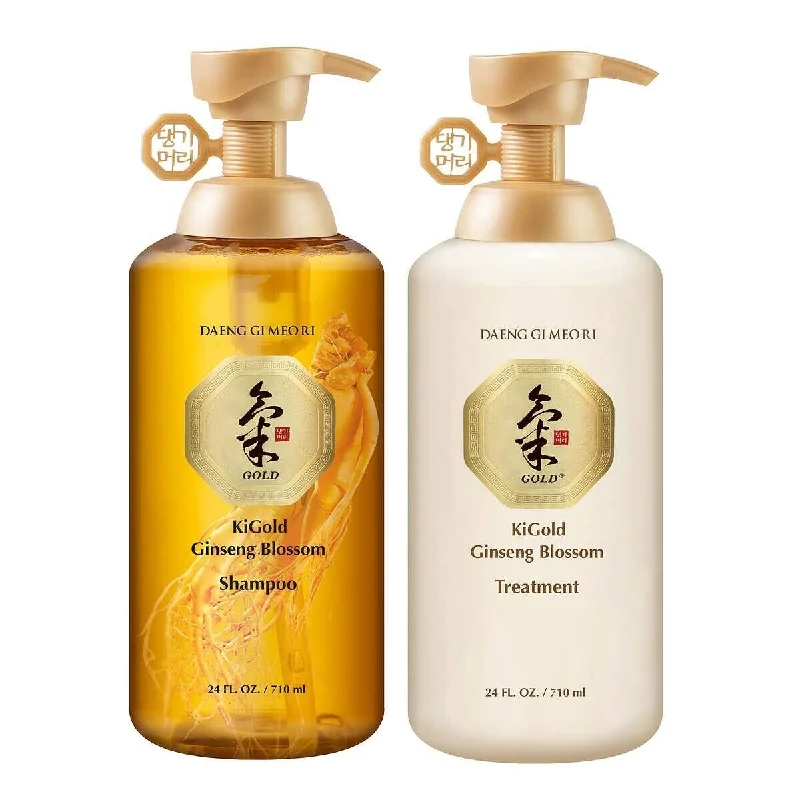 Daeng Gi Meo Ri KiGold Ginseng Blossom Shampoo & Treatment 24 oz Duo