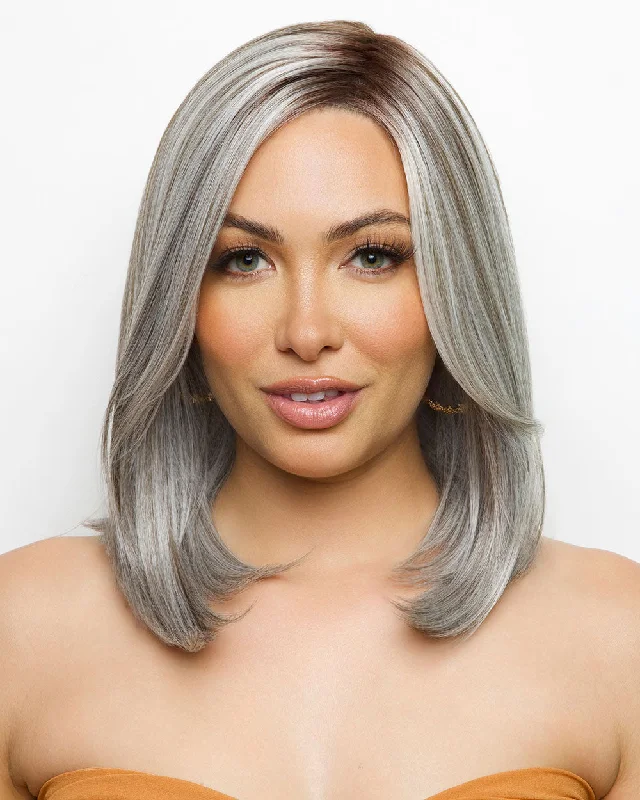 Synthetic wigs for epic parties-Davina | Lace Front & Monofilament Part Synthetic Wig by Orchid