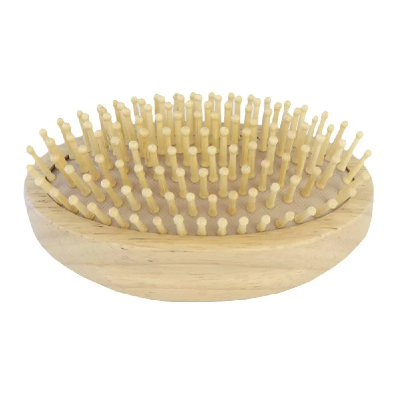 Color-preserving shampoo-EcoMax Timber Hair Brush - Oval