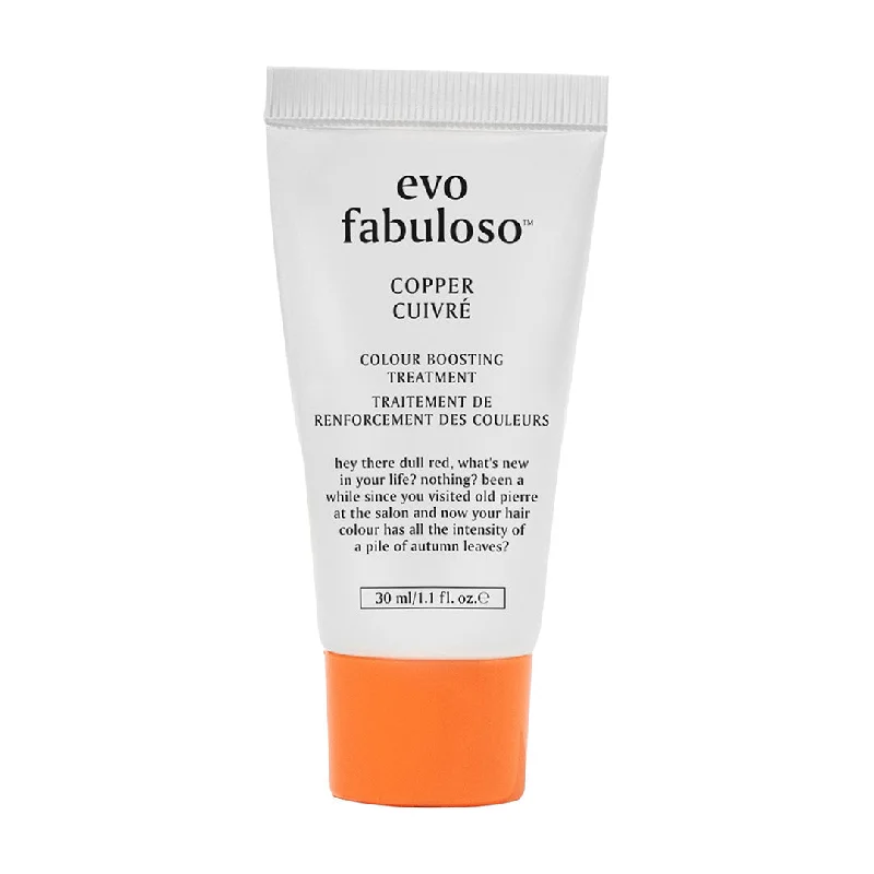 Collagen-infused hair care-Evo Fabuloso Copper Colour Boosting Treatment 30ml