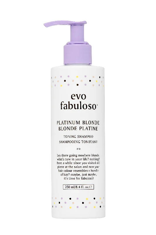 Evo Fabuloso platinum blonde toning shampoo 250ml