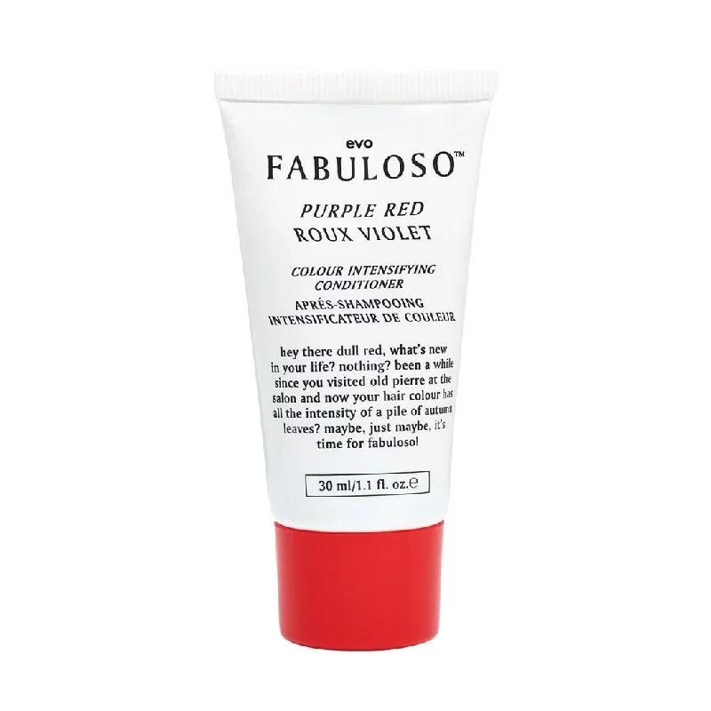 Hair care tips for foggy days-Evo Fabuloso Purple Red Colour Intensifying Conditioner 30ml