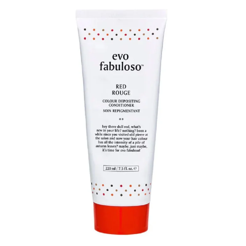 Hair care products with zinc-Evo Fabuloso Red Colour Depositing Conditioner 220ml