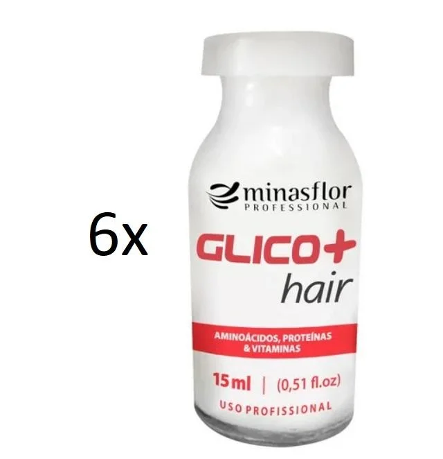 Gico Hair Amino Acids Vitamins Proteins Concentrated Ampoule 6x15ml - Minas Flor