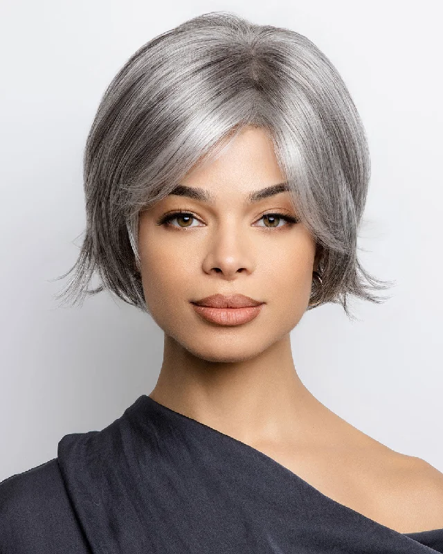 Synthetic wigs with full texture-Glenn | Lace Front & Monofilament Top Synthetic Wig by Amore