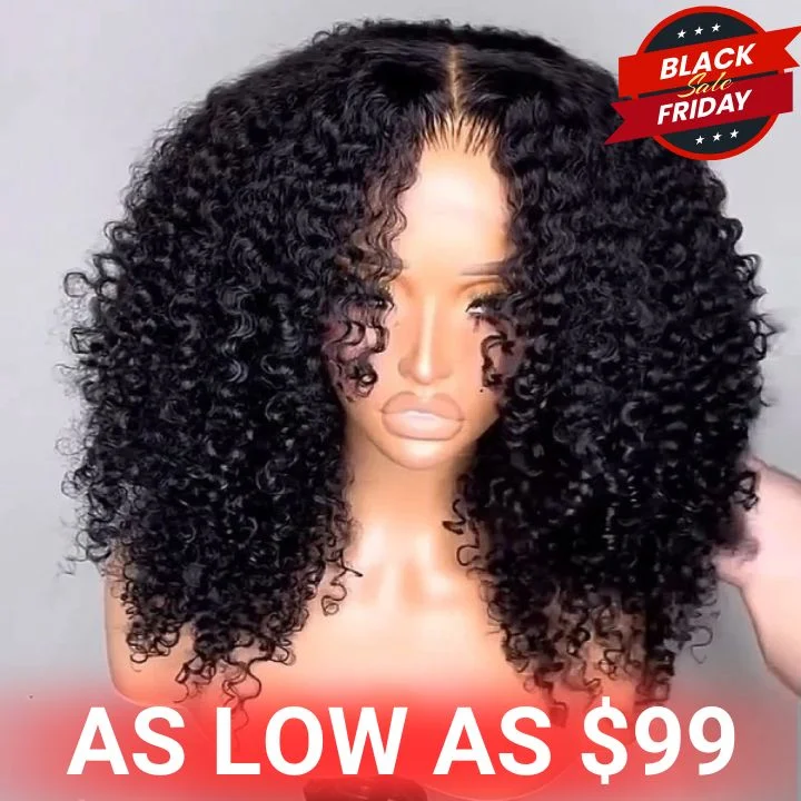 real person hair ring island design-Glueless Thick Fluffy Afro Curly Human Hair Bob Wigs 13*4/4*4 Invisible Lace Wig For Women No Code Needed -Amanda Hair