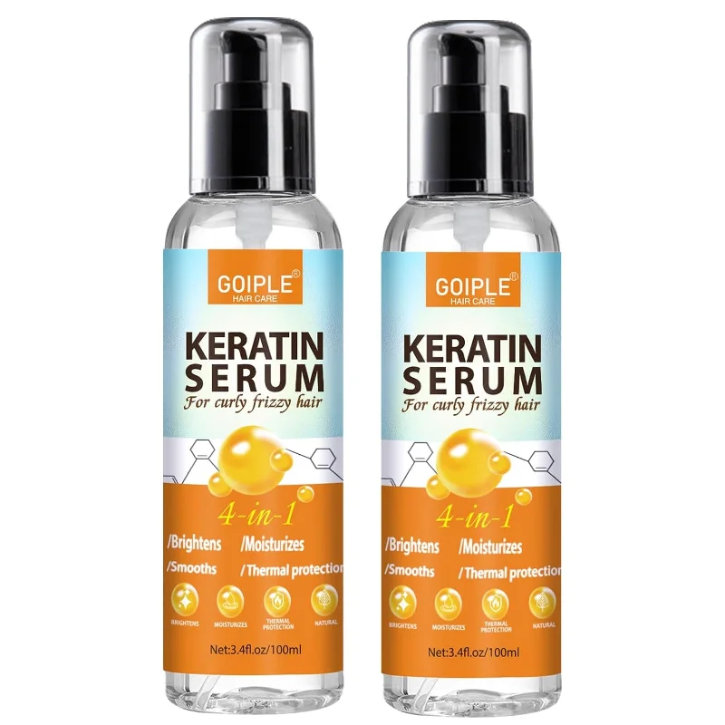 Keratin Protein Hair Serum for Curly Frizzy Hair