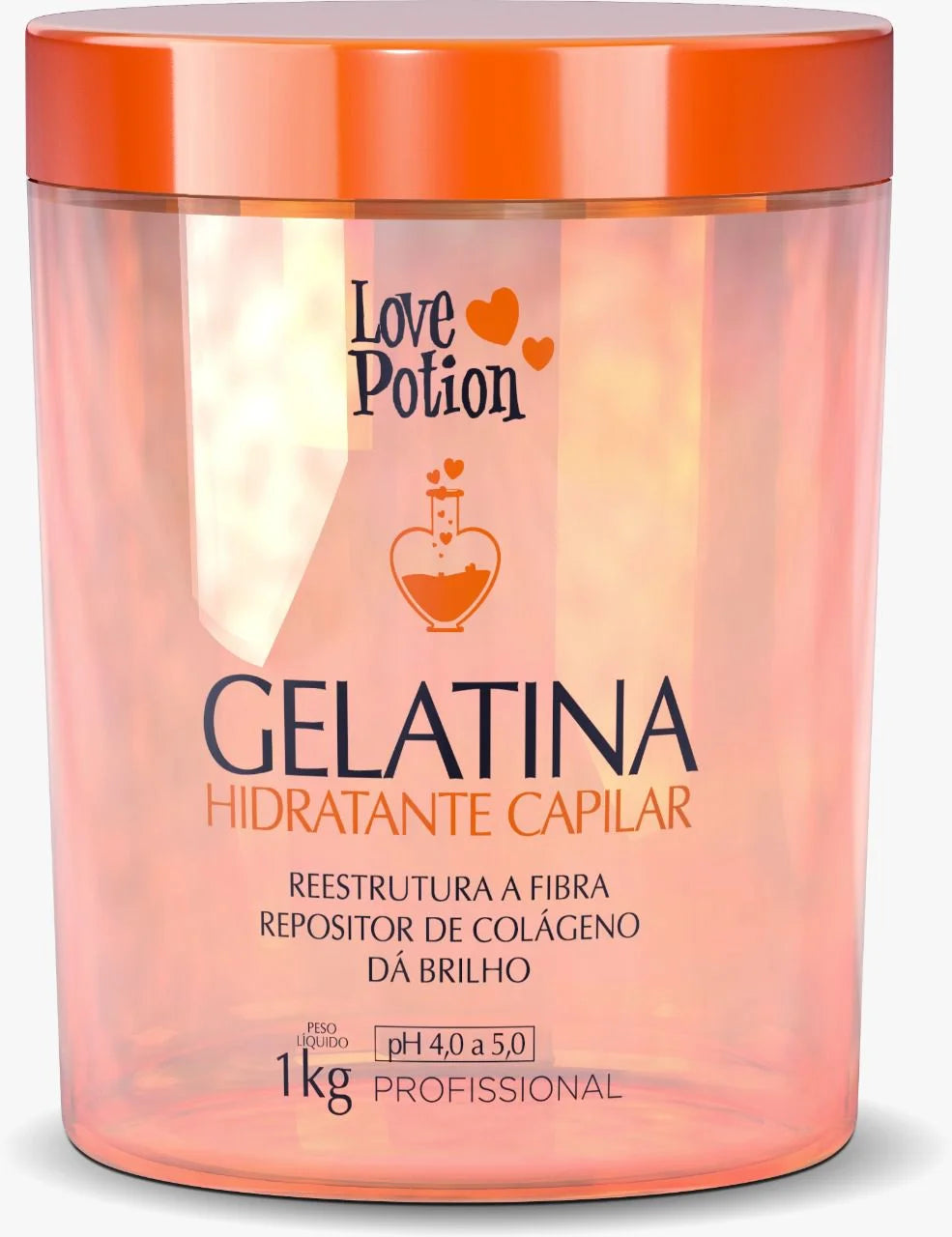 Hair care for reactive scalp-Capillary Gelatine Love Jelly Post Chemical Moisturizing Mask 1Kg - Love Potion