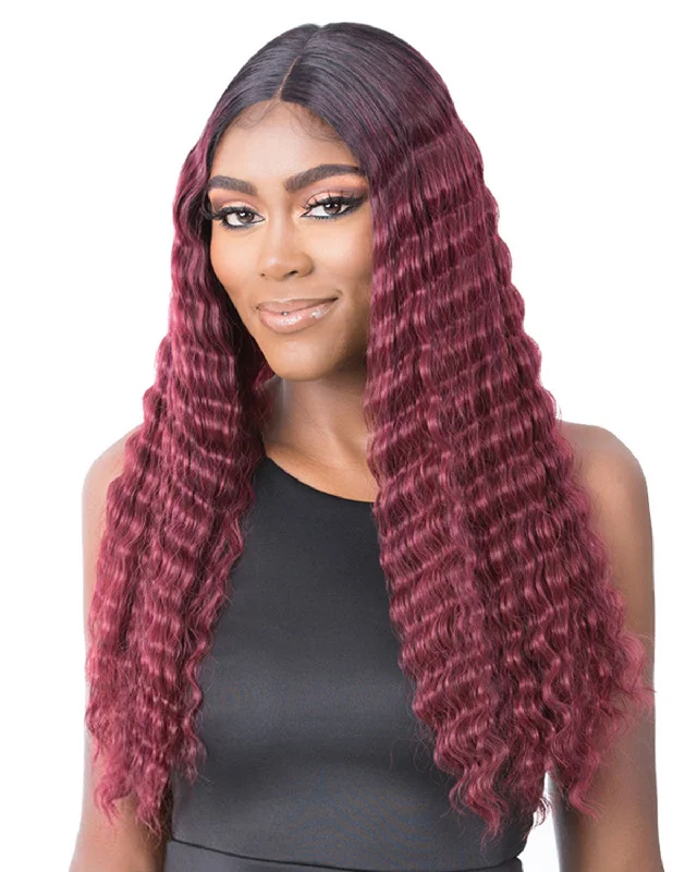 Synthetic wigs for isle nights-HD Lace Crimped Hair-3 | Lace Front & Lace Part Synthetic Wig by It's a Wig