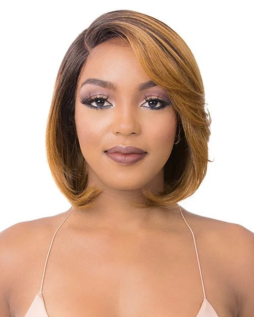 Synthetic wigs with deep texture-HD T Lace Dee | Lace Front & Lace Part Synthetic Wig by It's a Wig