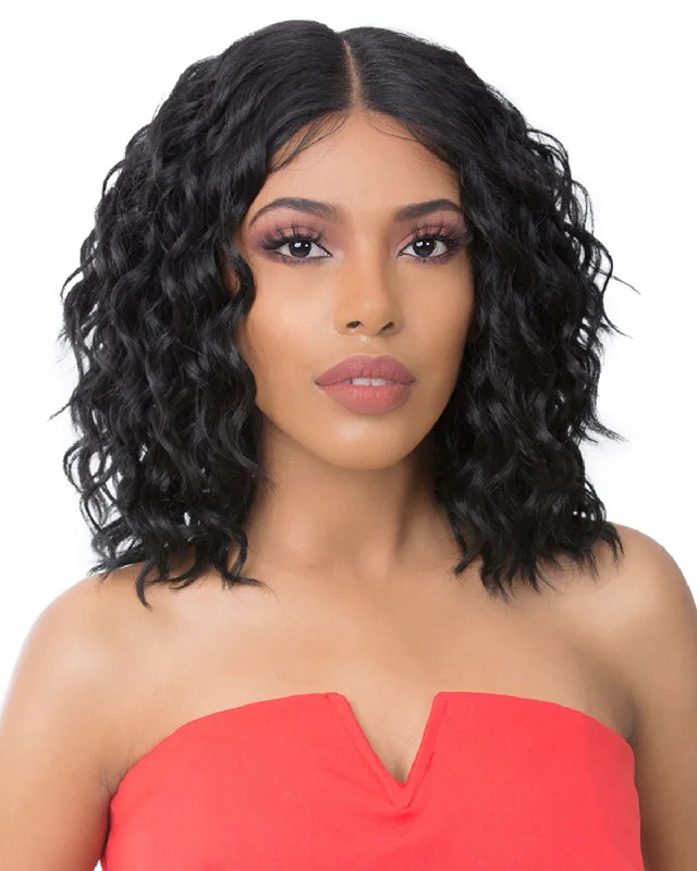 Synthetic wigs for crisp waves-HD T Lace Tess | Lace Front & Lace Part Synthetic Wig by It's a Wig