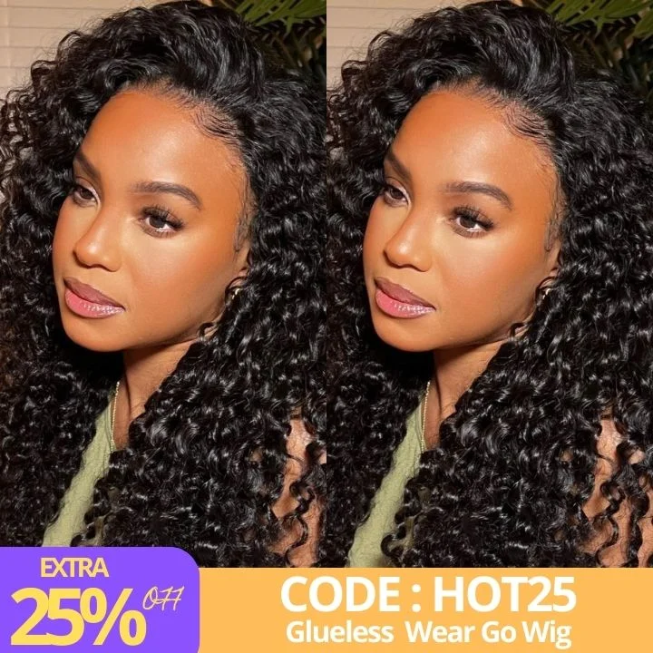 real person hair ring travel companion-Human Hair Curly HD Transparent Front Lace Wigs Glueless Real Hair Closure Wigs-AmandaHair