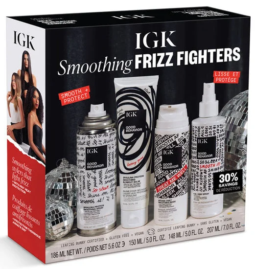 IGK Smoothing Holiday Kit