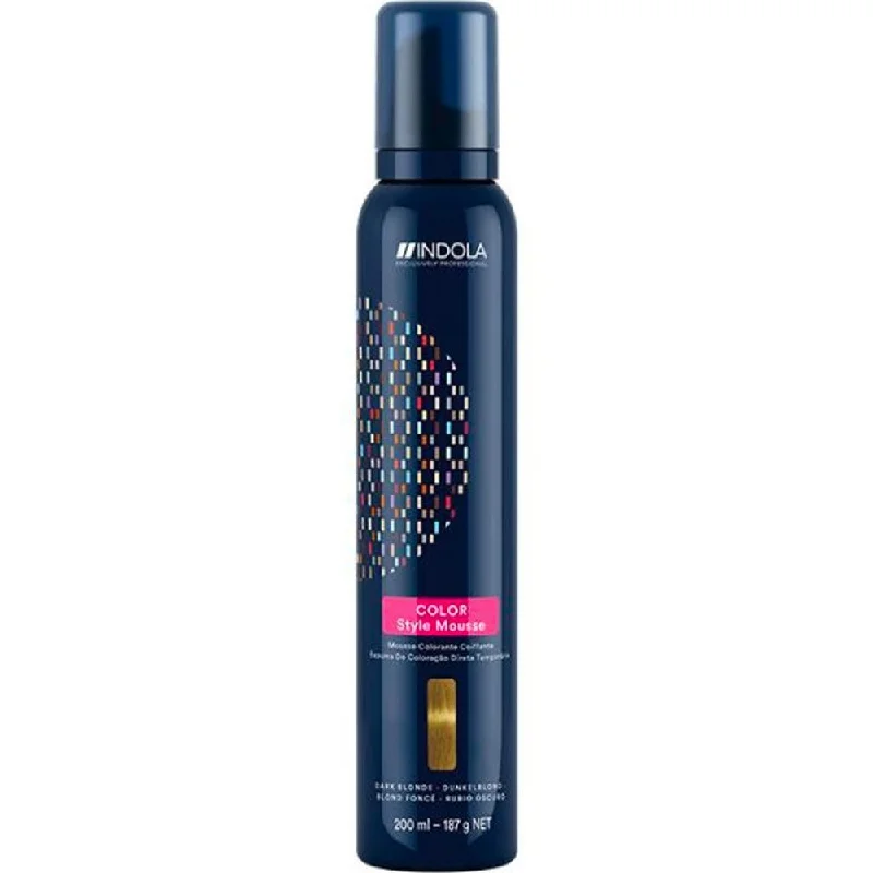 Gloss mist-Indola Color Style Mousse Dark Blonde 200ml