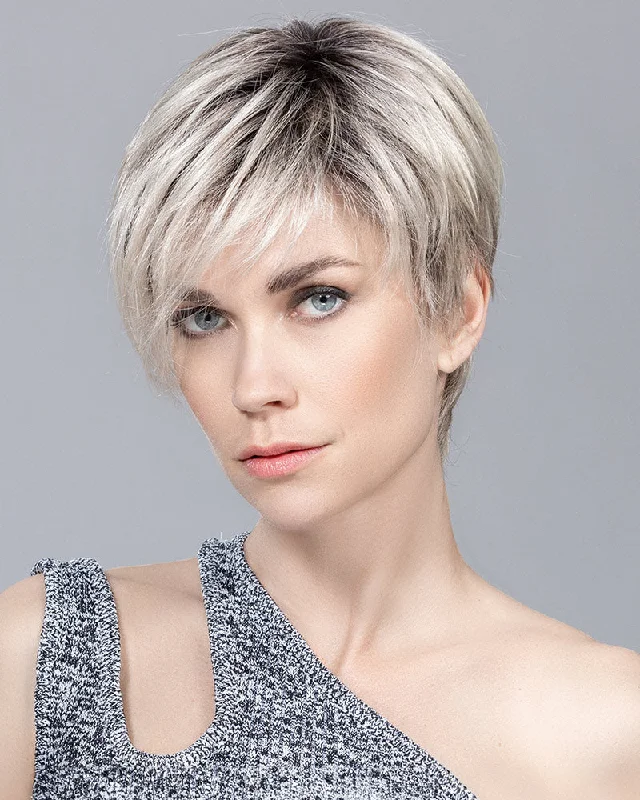 Synthetic wigs with deep texture-Jump Mono-Petite/Average | Lace Front & Monofilament Top Synthetic Wig by Ellen Wille