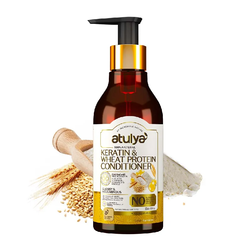 Hair care for transitioned hair-atulya Keratin & Wheat Protein Conditioner - 300ml